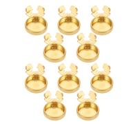 CLISPEED Cubrebotones de Camisa de Cobre 15 Piezas 17,5 MM para Puños de Camisas Formales y Casuales Unisex en Decoración y Protección para Ropa de Vestir