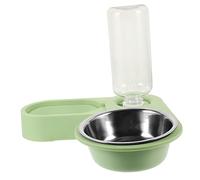 CLISPEED Cuenco De Acero Inoxidable para Gatos Comedero Desmontable Plato para Gatos Comedero para De Interior para Colocar o Pared Fácil De Limpiar y Usar