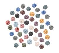 CLISPEED Cuentas sin Residuos y Reduce la Fatiga de Piedra Volcánica 42 Orificio Medio de 8 Mm para Difusor de Aceites Esenciales para Coche y Otros Espacios