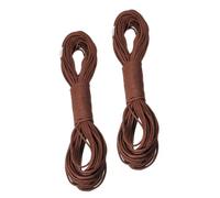 CLISPEED Cuerda de Paracaídas de Nailon 7 Hebras 4Mm Resistente para Exteriores 2 Unidades de 31 Metros Color Marrón Adecuado para Camping Tiendas de Campaña y Supervivencia