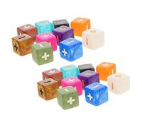 CLISPEED Datos para Enseñar Matemáticas Dados De Operador para Niños Tamaño Compacto Color Aleatorio Accesorios Educativos Aula y Fiestas Paquete De 20 Piezas