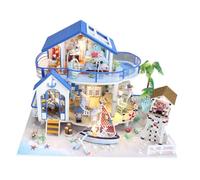 CLISPEED de Casa DIY de Madera Temática Marina Juguete Educativo para Decorativo y Kit de Manualidades para Habilidades Lógicas y Motrices