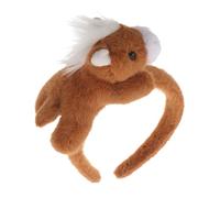 CLISPEED Diadema de Caballito para Decoraciones de Año Chino Diadema de Caballo de Peluche Accesorios Cabello de Fiesta de Víspera Temática de Caballos para Mujeres y Adultos