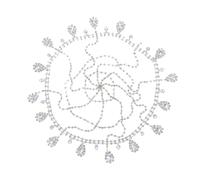 CLISPEED Diadema de Rhinestone con Malla y Gota de Agua para Novias Accesorio de Cabeza Plateado para Bodas Cadena Frontal Decorativa para Mujeres