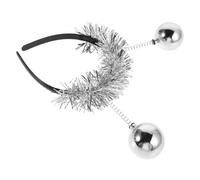 CLISPEED Diadema Disco Bola de Espejos Plata para Mujer, Cómoda Plástico, Adecuado para Eventos Cosplay y Fiestas Temáticas Diseño Único y Acabado Fino