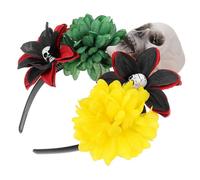 CLISPEED Diadema Halloween con y Artificiales Accesorio Ligero y Cómodo para Fiestas y Disfraces para Adultos Día de Muertos y Despedidas de Soltera