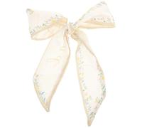 CLISPEED Diadema Pañuelo de Flores Pañuelo Bolso de Seda Pelo para Eventos de Exterior o Fiestas de Jardín