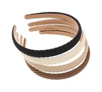 CLISPEED Diademas de Felpa para Lavado Facial 4 Pcs y Antideslizantes Diseño Mezclados para Mujeres Accesorios de Cuidado