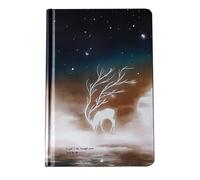 CLISPEED Diario A5 Noctilucente de Papel Marrón para Amigos y Compañeros