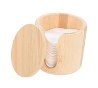 CLISPEED Discos Desmaquillantes Reutilizables de Algodón y de Bambú Suaves y Cómodos para Limpieza Facial con Estuche de Bambú Ecológico Aptos para Diario y Sensible