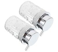 CLISPEED Dispensador de Gel Facial con Bomba Transparente 2 Piezas Botella Espumosa Recargable para Limpiador Facial Generador de Espuma Portátil para Baño y Viaje