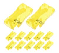 CLISPEED Enhebrador Automático de Agujas para Coser 12 Unidades Herramienta Ligera y Portátil de Plástico para Costura Manual y Máquina Auxiliar Preciso para Bordado y Bricolaje