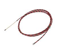 CLISPEED Enhebrador de Alambre de Acero Rueda Giratoria 360°, Tirador de Cables para Conductos en Telecomunicaciones y Paredes, Herramienta Manual de Construcción