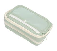 CLISPEED Estuche para Lápices de Estudiante de Gran Capacidad Estuche Escolar con Cremallera para Adolescentes para Llevar Escuela Incluye Compartimentos para Regla y Borrador