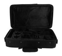 CLISPEED Estuche Portátil para Transporte y Almacenamiento de Tela Oxford Negro para Clarinete Ligero y Resistente, Bolsa Acolchada en Exteriores y Viajes