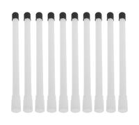 CLISPEED Extensores de Vástago de Válvula de Plástico para Neumáticos Varillas de Extensión Dobles de 125 MM Kit de 10 Piezas Blancas Accesorio para Inflado Cómodo en Coches Camiones y