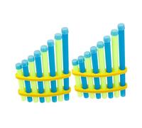 CLISPEED Flauta de Pan de 8 Tubos a Mano para Niños Instrumento Musical Educativo para Clases de Juguete de y Arte Desarrollo de Habilidades y Creatividad