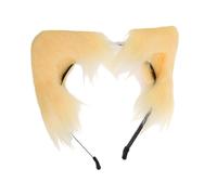 CLISPEED Fluffy Cat Ear Headband Soft Lightweight Hair Hoop Cute Animal Ears For Christmas Halloween Party Cosplay Accessory