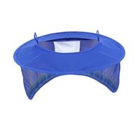 CLISPEED Full Brim Hard Hat Sun Visor con Malla y Protección para Cuello Tiras Reflectantes para Alta Visibilidad Ajustable y Ligero para Construcción y Trabajo al Aire