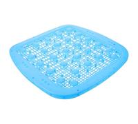 CLISPEED Funda de asiento transpirable con doble capa de bolas para masaje, diseño hueco de 40 x 39 cm, recomendada para conductores de carretillas elevadoras en ambientes de trabajo
