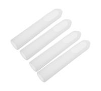 CLISPEED Funda Protectora de Silicona Color Blanco para Resistente a Golpes y Cobertura Total 4 Piezas Mango de Cepillo de Dientes Eléctrico Adecuado para Viaje