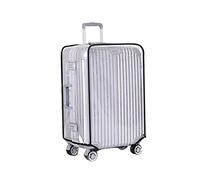 CLISPEED Funda Transparente para Maleta de Viaje de Prueba de Funda de Equipaje Reutilizable y Lavable Cubierta de Carro con Manijas