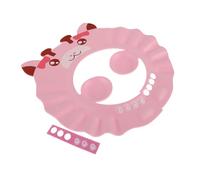 CLISPEED Gorro de Baño para Bebés con Visera y Trasero Protección para Ojos y Oídos Suave y Ligero para Pequeños Gorra Ducha Niña y Duradera