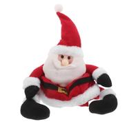 CLISPEED Gorro de Santa Claus con Piernas Extendidas para Navidad, Ligero y Reutilizable, Accesorio Festivo de Tejido para Fiestas de Invierno y Disfraces Navideños Familiares