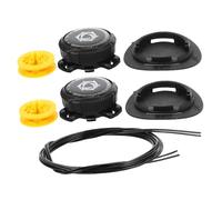 CLISPEED Hebillas Metálicas Giratorias para Cordones sin Atar Cierre Automático Resistente y Antideslizante para Zapatillas Unisex Cordones de Alambre Duraderos y Fáciles de Instalar