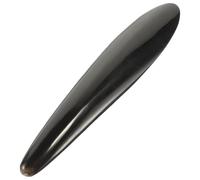 CLISPEED Herramienta de Masaje de Cuerno de Buey palo redondeado Negra para Raspar y Masajear la en Cumpleaños y Año para Reflexología y Cuidado Corporal