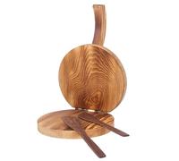 CLISPEED Herramienta para Prensar Bolas de Masa Hervida y Empanadillas Prensa de Madera y Cuchillos, Adecuado para Preparar Dumplings en Casa