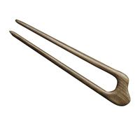 CLISPEED Horquilla de Madera en Forma de U para Cabello Largo y Grueso, Horquilla Francesa de Sándalo Verde para Peinados de Boda y Fiesta