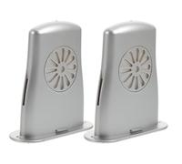 CLISPEED Humidificador para Guitarra Acústica 2 Piezas Herramienta Ligera de Plástico Plata para Mantenimiento y Humidificación del Panel de Guitarra