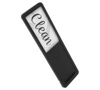 CLISPEED Imán Para Lavavajillas Limpio y Sucio Doble Cara, Indicador Magnético Negro Para Cocina, Accesorio Práctico Para Señalización De Limpieza, Uso Doméstico Para Gestión Fácil