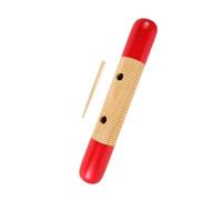 CLISPEED Instrumento Musical Guiro de Madera Tradicional Forma de Rana con Baquetas para Niñas Percusión Latina Colorida y Didáctica para Educación Musical Infantil