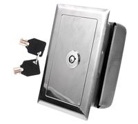CLISPEED Interruptor de Control Manual para Puertas de Enrollar con Botón Pulsador Caja de Control para Eléctricas y Puertas de Garaje Diseño Elegante con Cerradura Oculta Material Duradero