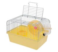 CLISPEED Jaula De Viaje Portátil para Hámster Pequeño Contenedor De Transporte con Portabotellas para Hámsteres y Chinchillas para Uso Durante Viajes o Visitas