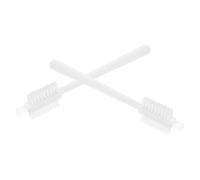 CLISPEED Juego de 2 Cepillos de Limpieza para Frutas y Verduras Cerdas Suaves de Nailon y Mango Blanco de PP Cepillos Vegetales para Eliminar Suciedad en Hogar y Cocina Limpieza de