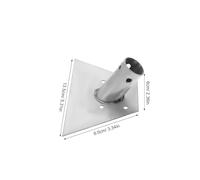 CLISPEED Juego de 3 Accesorios Metálicos para Cepillos de Suelo Conector Adaptador para Palo de Limpieza Soporte Resistente de Hierro para Herramientas de Limpieza Doméstica y Jardín