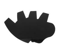 CLISPEED Juego De 4 Tarjetas Para Forma Barba y Línea Del Cabello Hombres, Plantilla De Diseño Pequeña, Herramienta Plástica Negra Para Spray De Partículas Capilares y Realzar Líneas Faciales