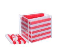 CLISPEED Juego de Bloques de Base Diez para Matemáticas Cubos de Conteo de Capacidad y Volumen Material Manipulativo Educativo para Enseñanza Aula Infantil Herramienta Didáctica de