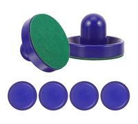 CLISPEED Juego de Discos de Hockey sobre Hielo de Plástico Empujadores Cómodos para Mesa de Juego, Accesorios Abs para Fiestas y Repuestos de Hockey