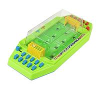 CLISPEED Juego De Futbolín Mini para Niños y Familias Tamaño Pequeño Plástico Resistente Sin Batería Divertido para Juegos De Mesa En Interiores Adecuado Ocio y Cumpleaños para 2 Jugadores