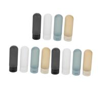 CLISPEED Juego de Mini Botellas de Viaje para Loción y Champú 4 Unidades de 60 Ml Tubos Portátiles a Prueba de Fugas para Cuidado Facial Masculino en Viaje Estuche Eva