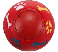 CLISPEED Juguete para Perros Bola de Comida Dispensadora Entrenamiento y Diversión para Mascotas TPR Resistente Grande para el Estrés Aburrimiento Color Aleatorio