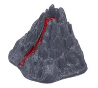 CLISPEED Juguetes De Lava del Volcán Simulado Volcánico Mini Decorativo Modelo De Volcán Luces De Estatuilla Al Aire Libre Decoración Al Aire Libre Volcán El Plastico