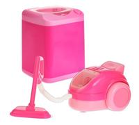CLISPEED Juguetes Mini Aspiradora y Lavadora para Accesorios de Limpieza Seguros de Plástico de Casa para Desarrollo Motriz Simulación Educativa