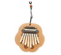 CLISPEED Kalimba de Madera Notas Mini Piano de Pulgar Portátil Instrumento Musical de Dedo para Principiantes con Sonido y Diseño Compacto