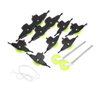 CLISPEED Kit Científico de Poleas para Experimentos de Física Juego de Poleas Fijas y Móviles Ruedas Doble Equipo Educativo Stem Portátil para Aula y Proyectos de Ciencias