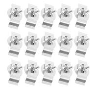 CLISPEED Kit de 20 Clips de Acero Inoxidable para Fregadero bajo Encimera Soporte Estable y Alineación sin Costuras, Accesorios Ideales para Renovaciones en Baño y Cocina
